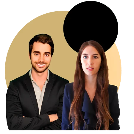 Giuliano Casco y Jimena Viñas, cofundadores de Incubadora Growth
